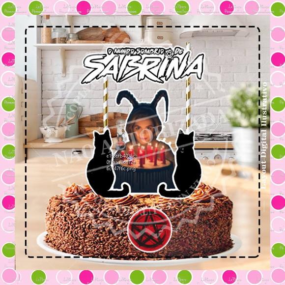 Topo de Bolo O Mundo Sombrio de Sabrina