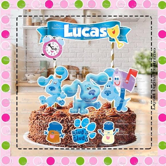 Topo de Bolo As Pistas de Blue