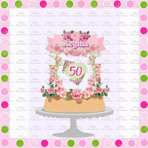Topo de Bolo 50 Anos