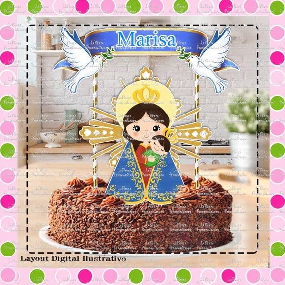 Topo de Bolo Nossa Senhora do Perpétuo Socorro