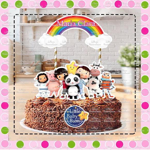 Topo de Bolo Little Baby Bum
