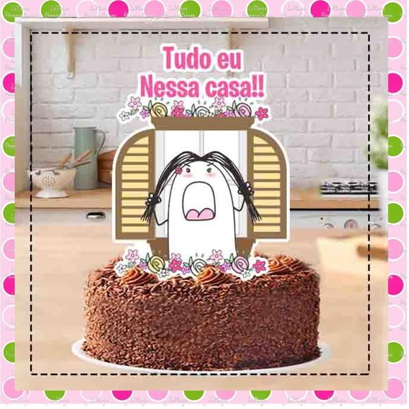 Topo de Bolo Flork Of Cows