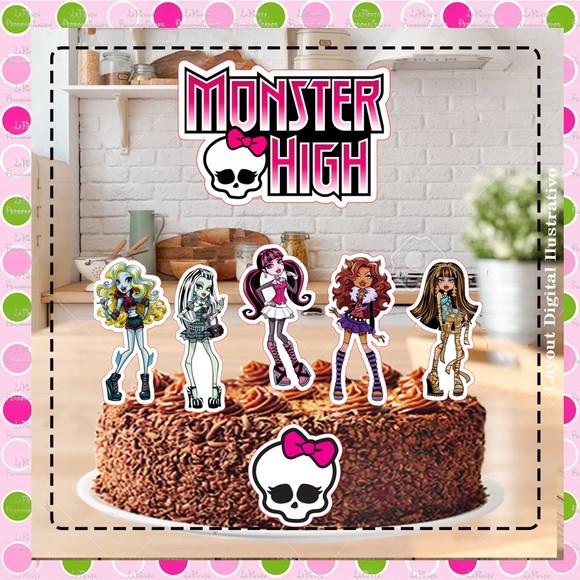 Topo de Bolo Monster High