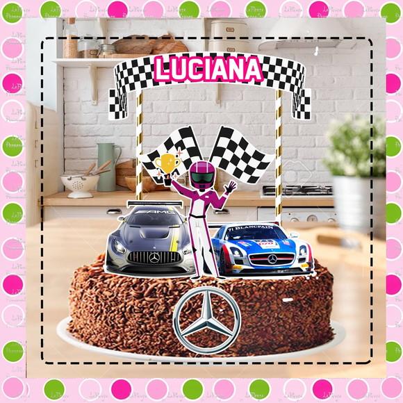 Topo de Bolo Mercedes