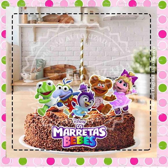 Topo de Bolo Muppets Baby