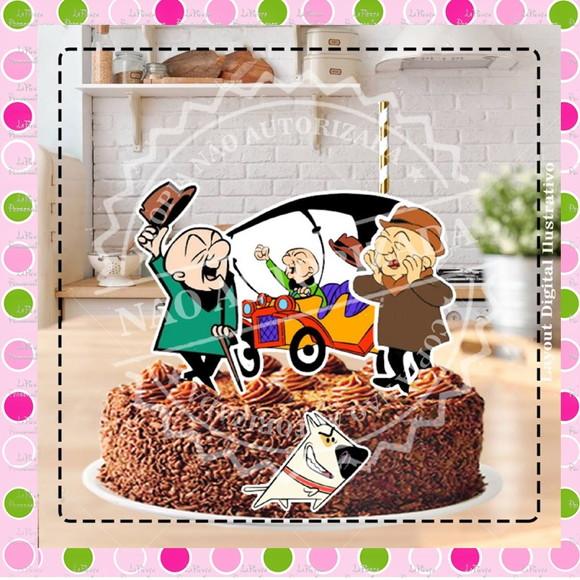 Topo de Bolo Mr. Magoo