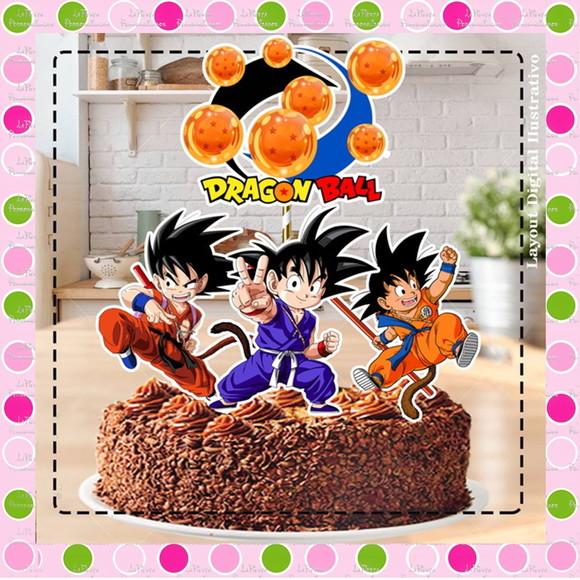 Topo de Bolo Dragon Ball