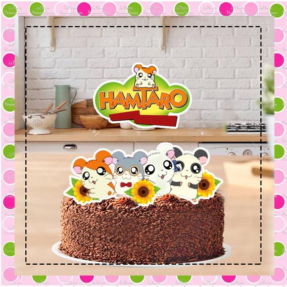 Topo de Bolo Hamtaro