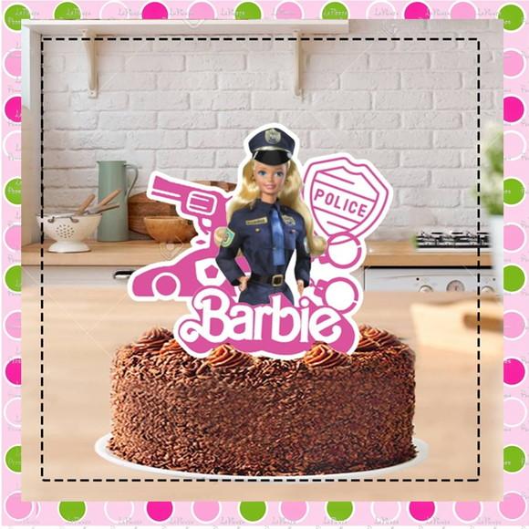 Topo de Bolo Barbie