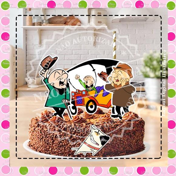 Topo de Bolo Mister Magoo