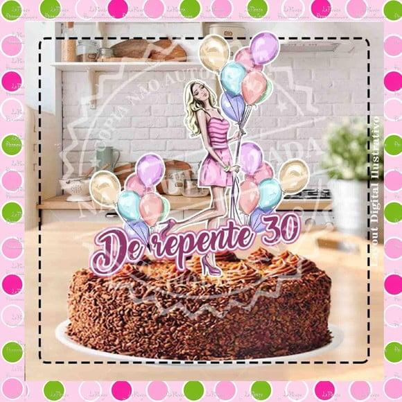 Topo de Bolo De Repente 30