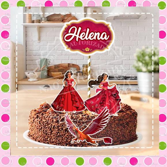 Topo De Bolo Elena De Avalor