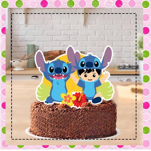 Topo de Bolo Stitch Baby