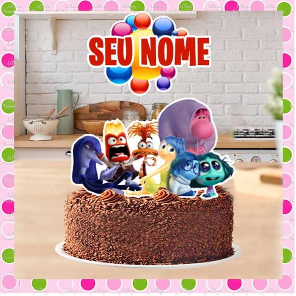 Topo de Bolo Divertidamente