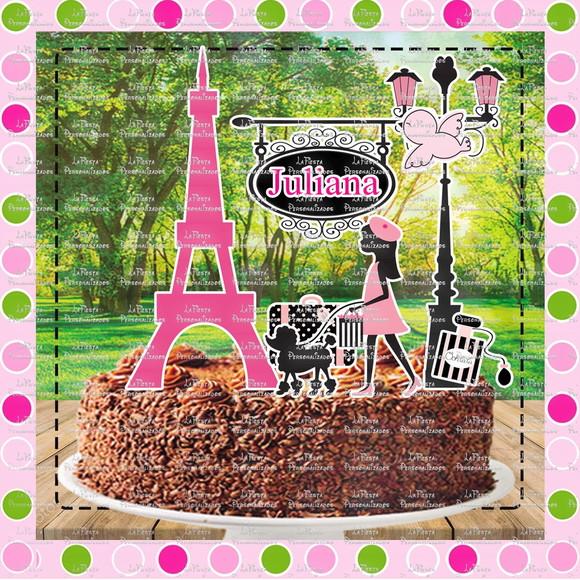 Topo de Bolo Paris