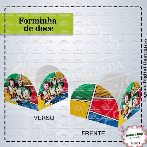 Forminha para Docinho Boku no Hero