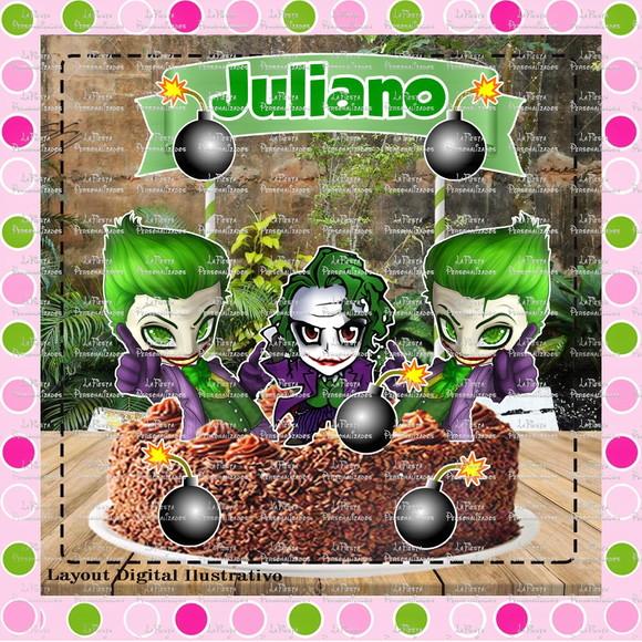 Topo de Bolo Coringa