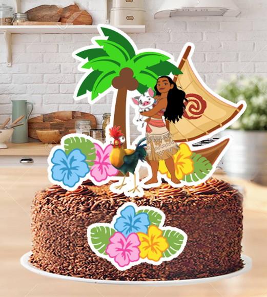 Topo de Bolo Moana