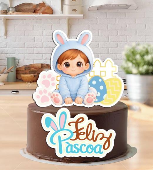 Topo de Bolo Páscoa