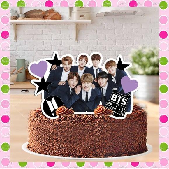 Topo de Bolo Banda Bts