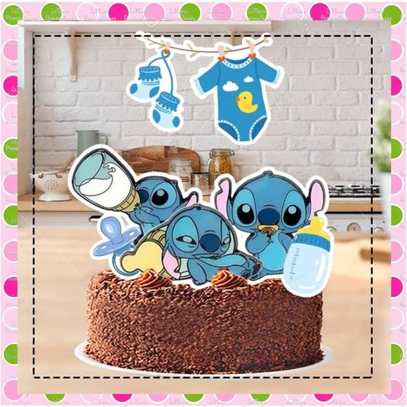 Topo de Bolo Lilo e Stitch