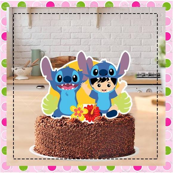 Topo de Bolo Lilo & Stitch