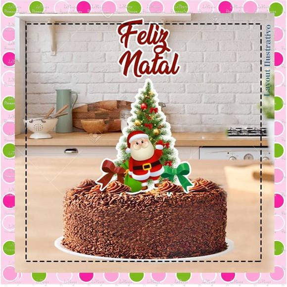 Topo de Bolo Natal