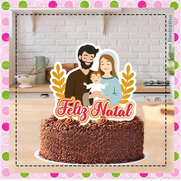 Topo de Bolo Natal