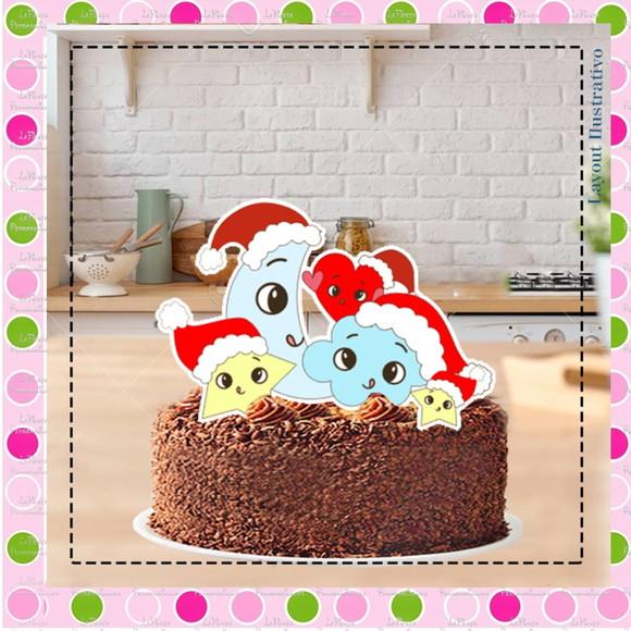 Topo de Bolo Natal