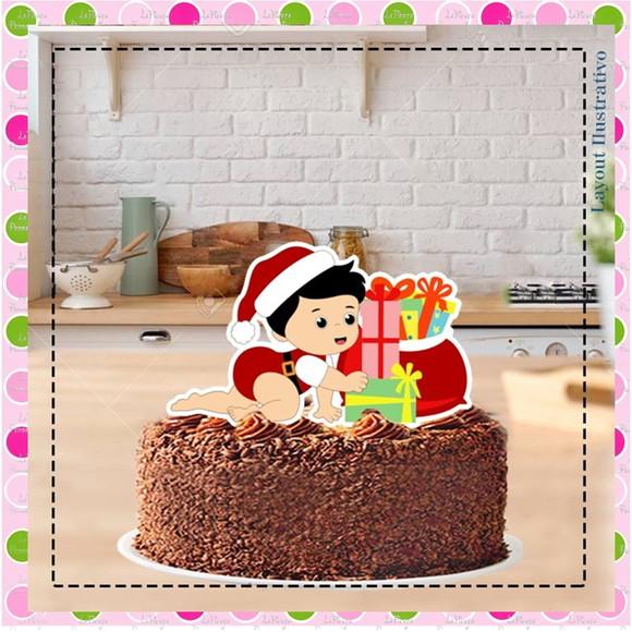 Topo de Bolo Natal