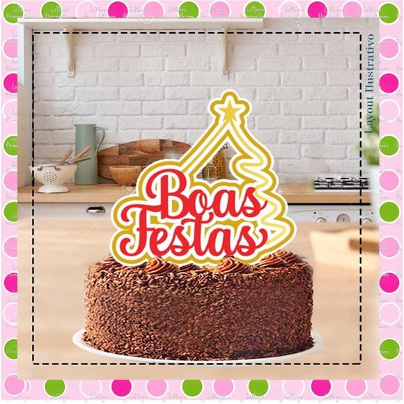 Topo de Bolo Natal