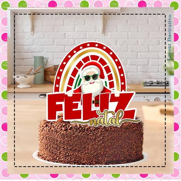 Topo de Bolo Natal