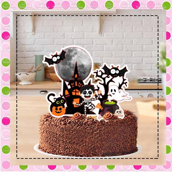 Topo de Bolo Halloween