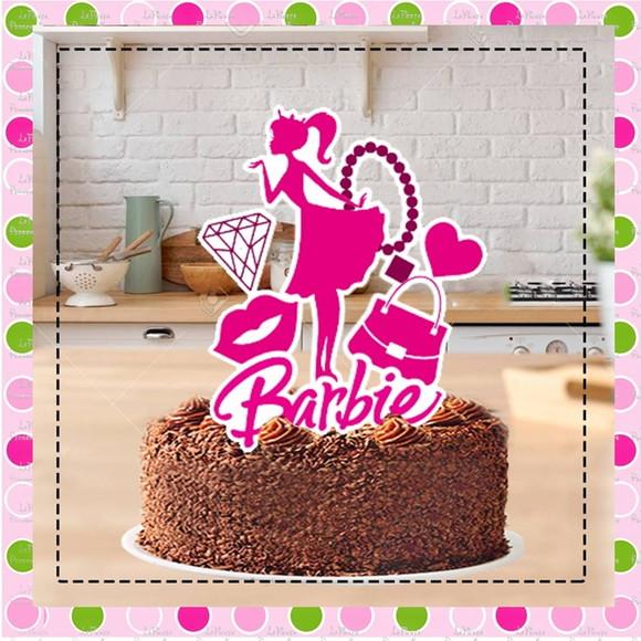 Topo de Bolo Barbie