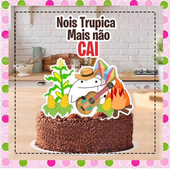 Topo de Bolo Flork Festa Junina