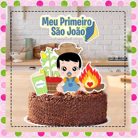 Topo de Bolo Festa Junina