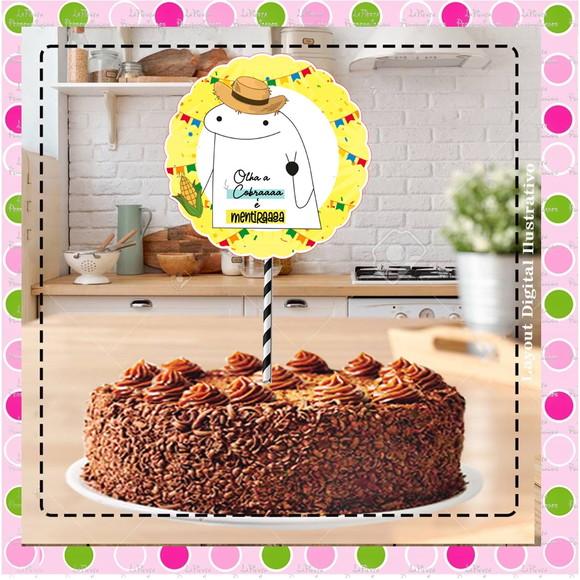 Topo de Bolo Flork Festa Junina