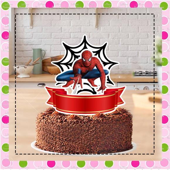 Topo de Bolo Homem Aranha