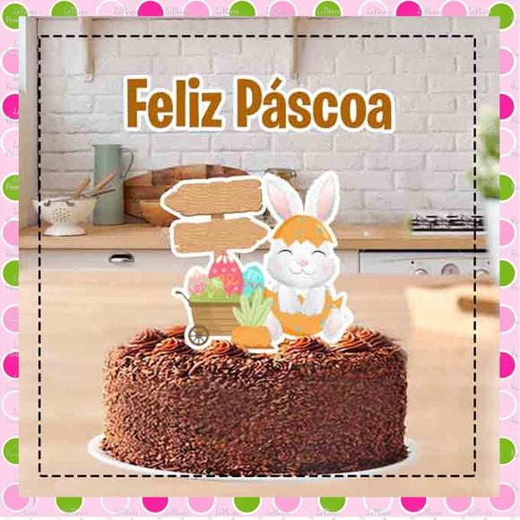 Topo de Bolo Páscoa
