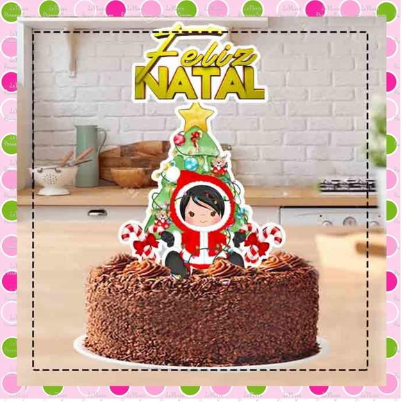 Topo de Bolo Natal