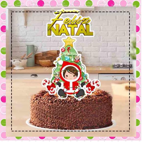 Topo de Bolo Natal