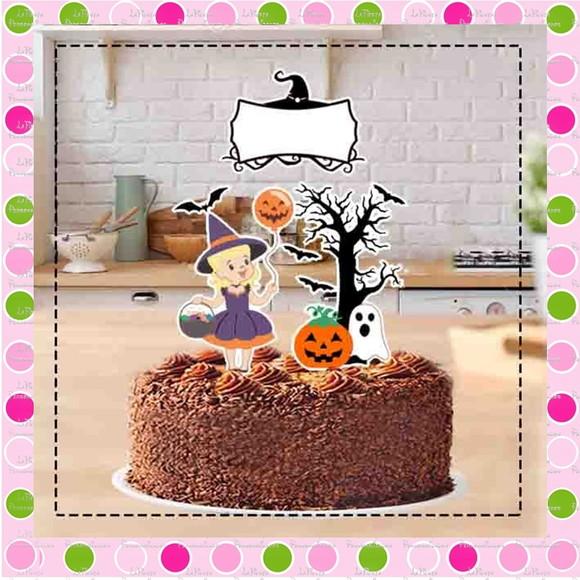 Topo De Bolo Halloween