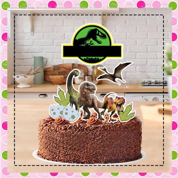 Topo De Bolo Dinossauro