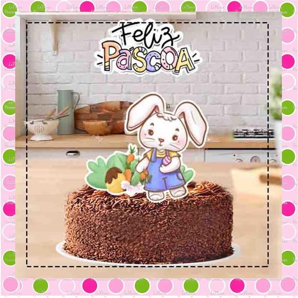 Topo de Bolo Páscoa