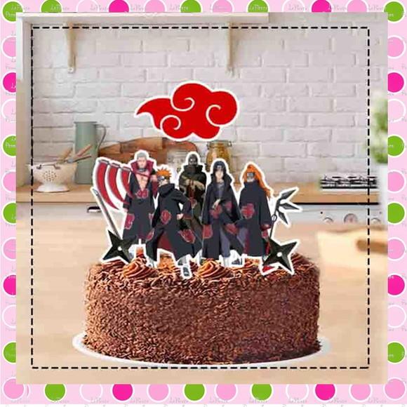 Topo de Bolo Akatsuki