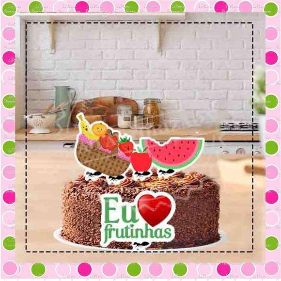 Topo de Bolo Frutinha