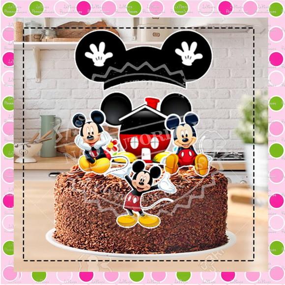 Topo de Bolo Mickey