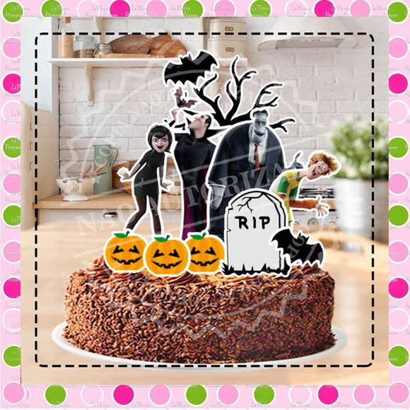 Topo de Bolo Hotel Transylvania