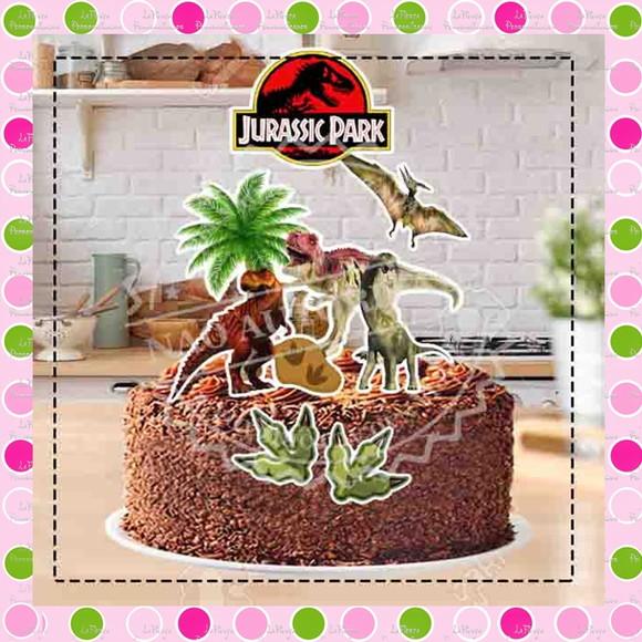 Topo de Bolo Dinossauro