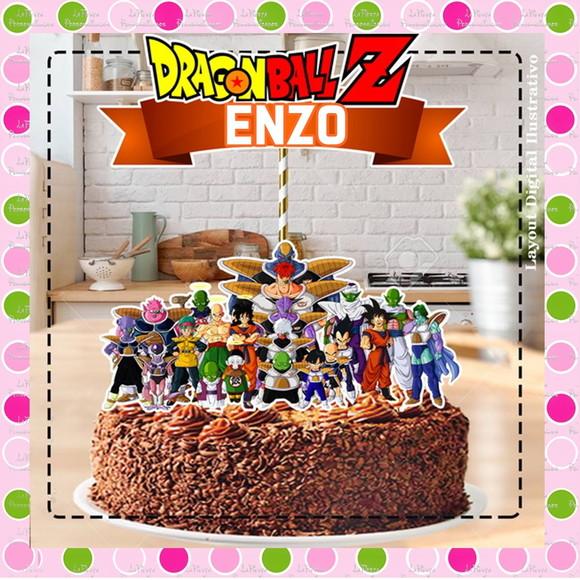 Topo de Bolo Dragon Ball